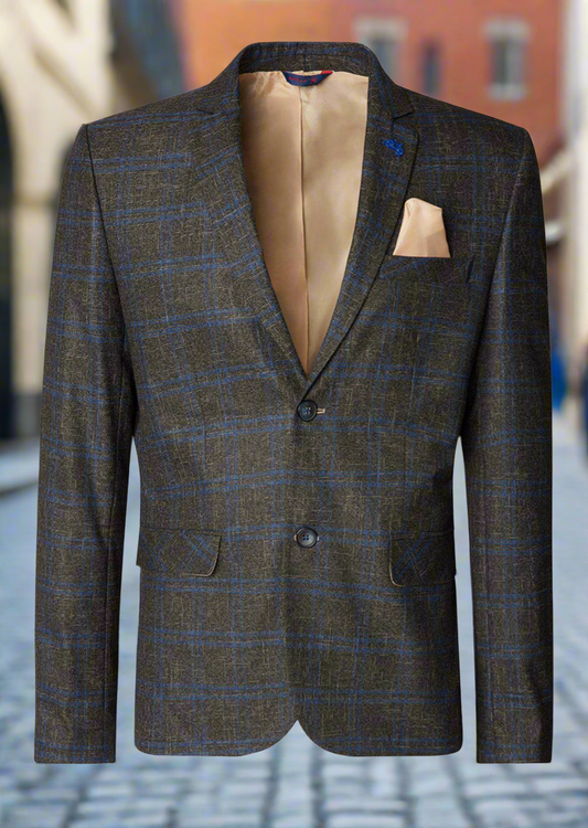 TAILORED MEN'S JACKET - BLACK