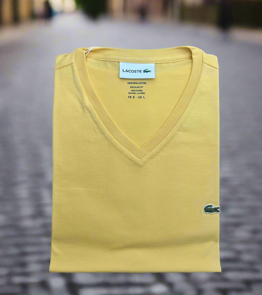 LaCoste Tee-Shirt & Turtle Neck Yellow