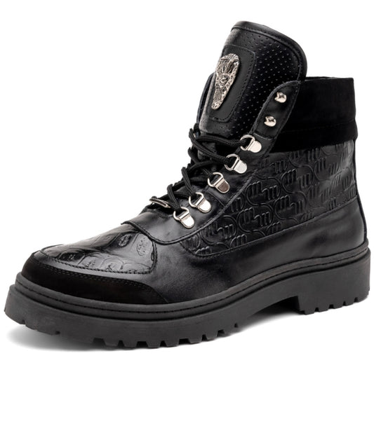 Mauri NABUK/ NAPPA/ BABY CROC BLK
