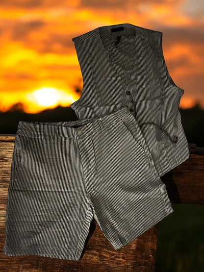 OUT-FIT VEST AND SHORT SET